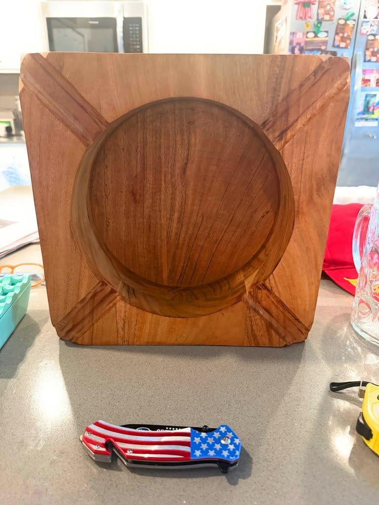 HANDCRAFTED HARDWOOD CIGAR ASHTRAY - Image 12